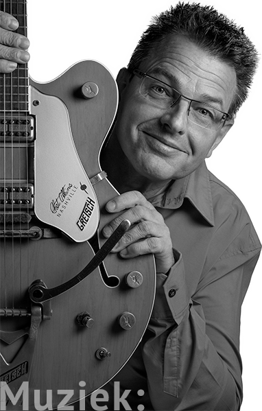 Jeroen Meeuwsen, gitaarles in Arnhem.